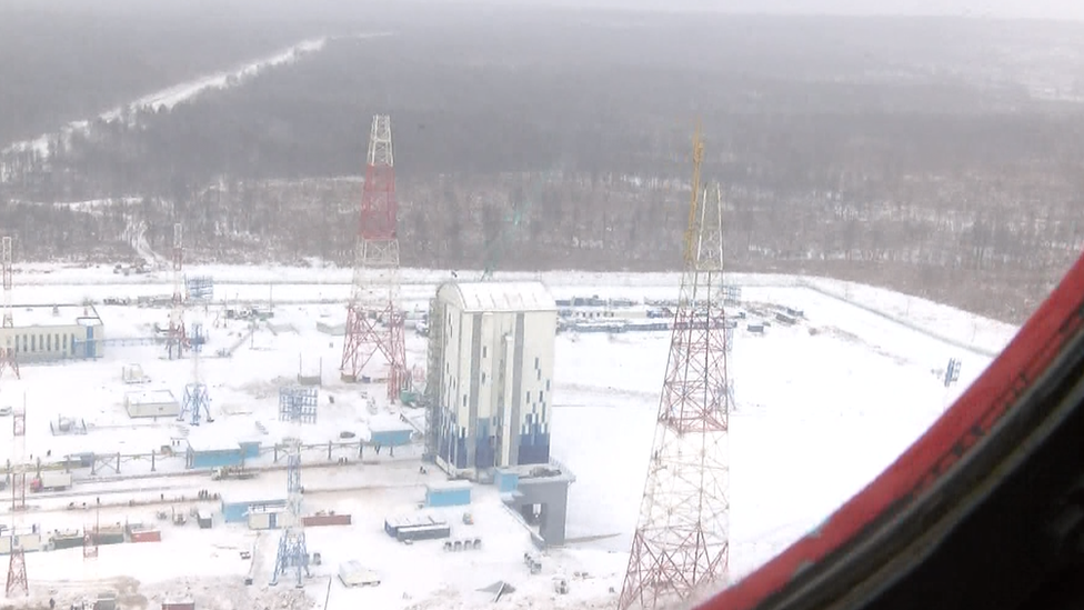 Vostochny launch pad from the air