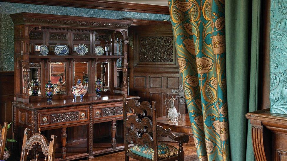 The dining room at Bramall Hall