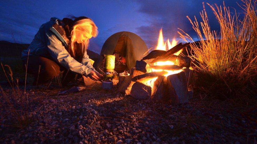 Phoebe Smith wild camping