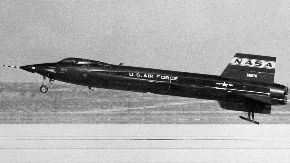 This Nasa X-15 rocket plane