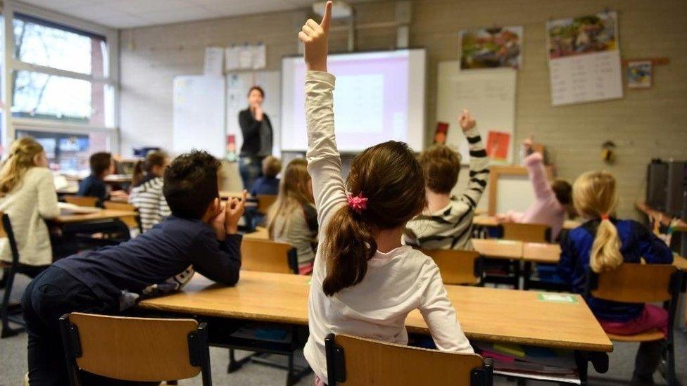 Generic picture of children in a classroom