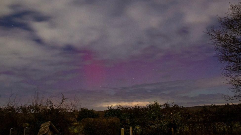 Northern Lights, near North Baddesley