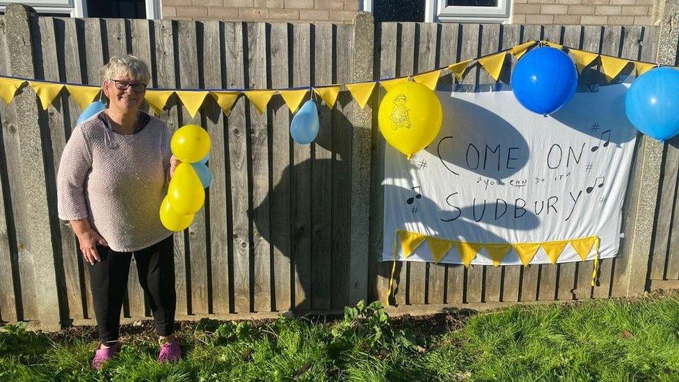 Sudbury turns yellow ahead of the football team's FA Cup match