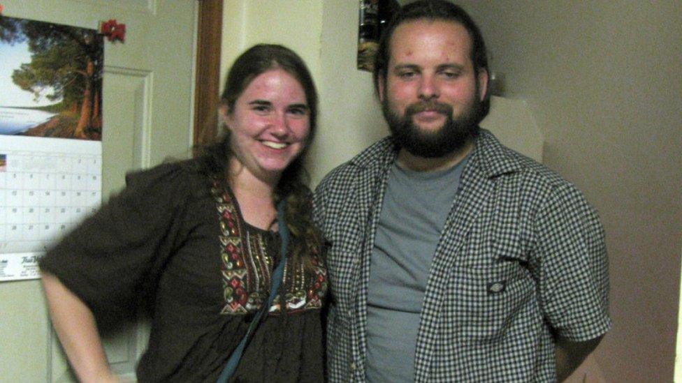 early photo of Joshua Boyle and Caitlan Coleman