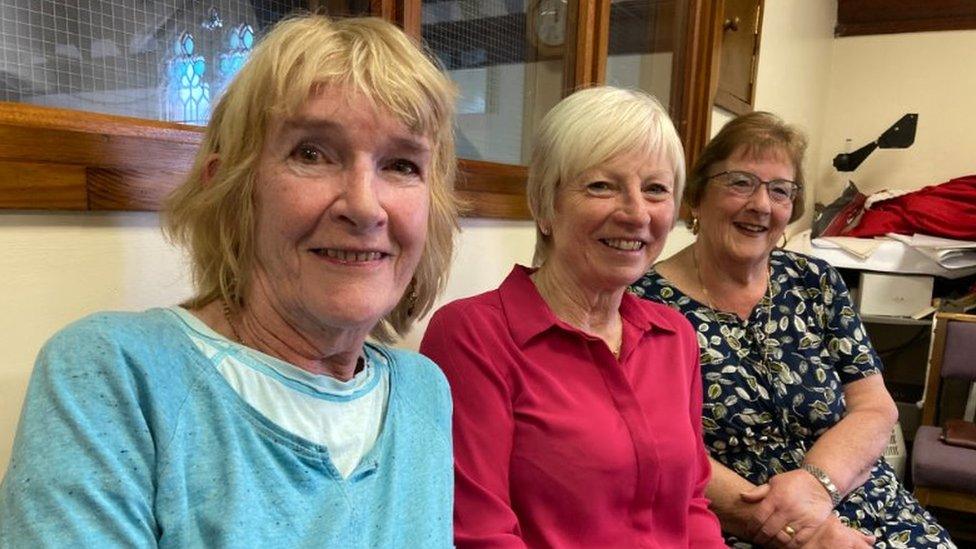 Bethan Hensman, Ann Thomas a Pam Vernon