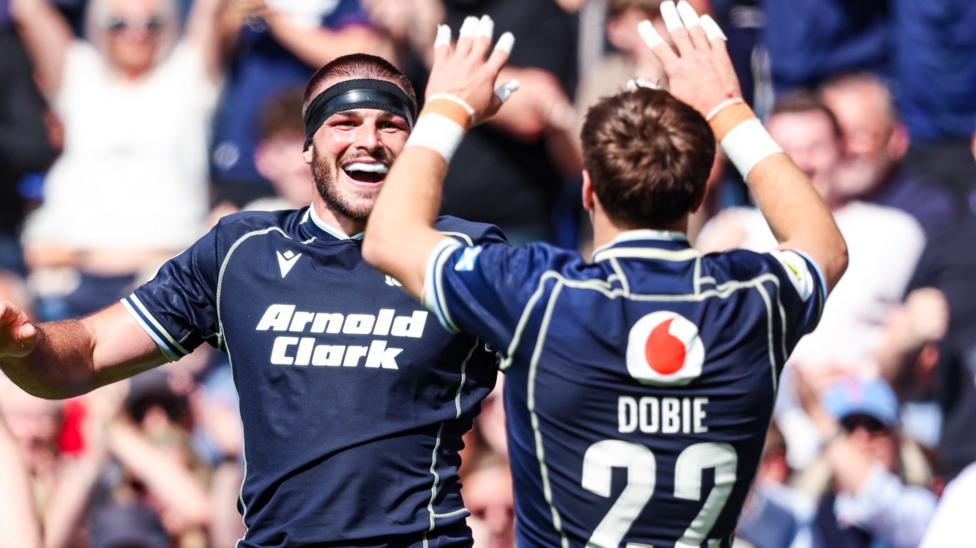 Scotland flirt with defeat before overpowering Fiji