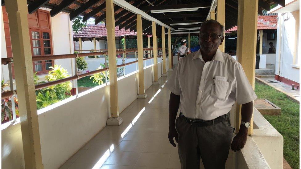 Dr Ganeshmoorthy in Jaffna main hospital