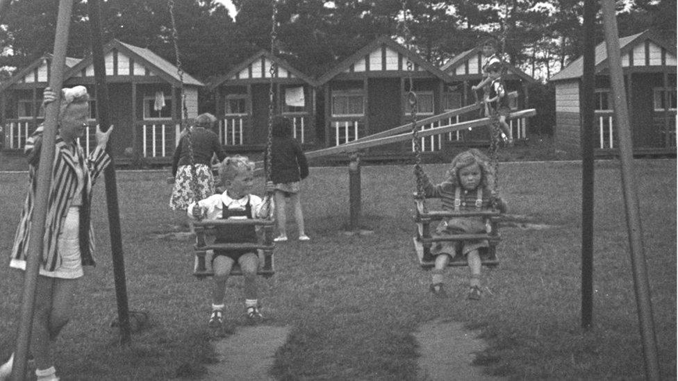 Family photo from the 1940s