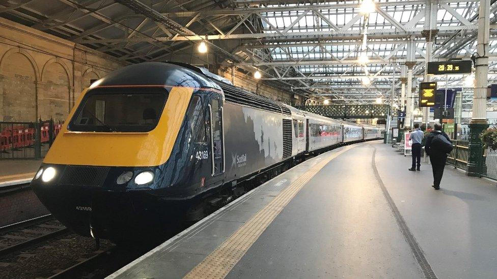 Upgraded InterCity train arrives at Haymarket