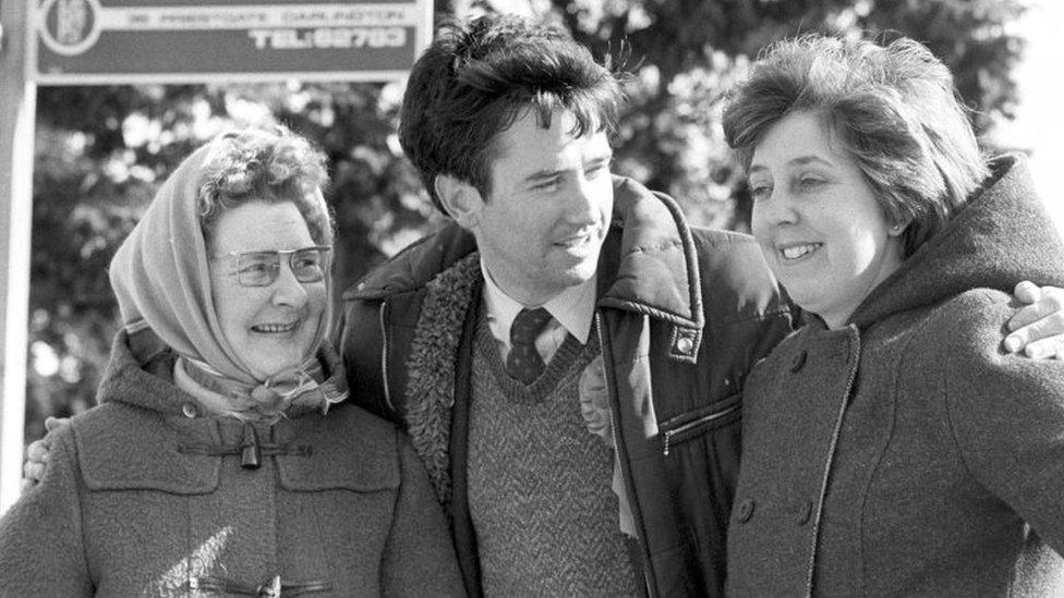 Michael Fallon campaigning in Darlington by-election in March 1983