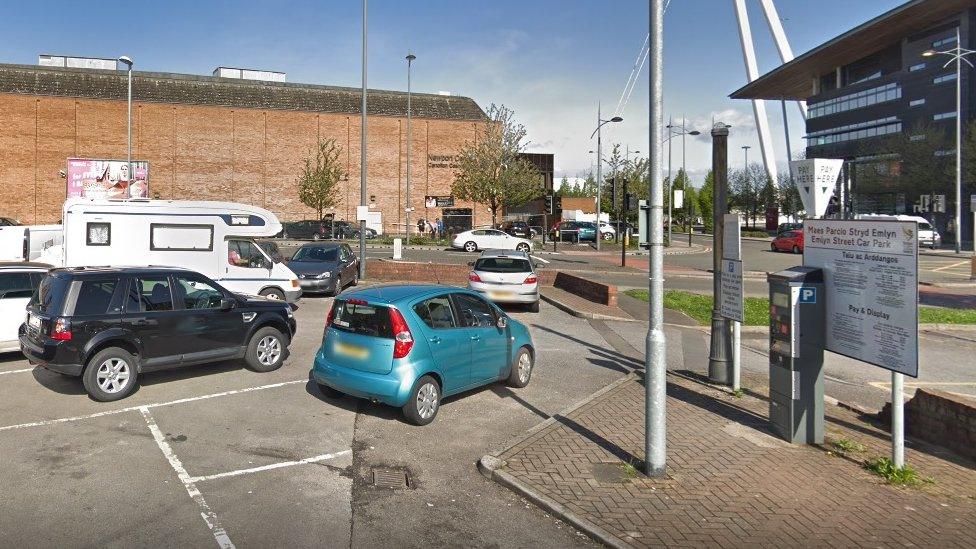 Emlyn Street car park, Newport