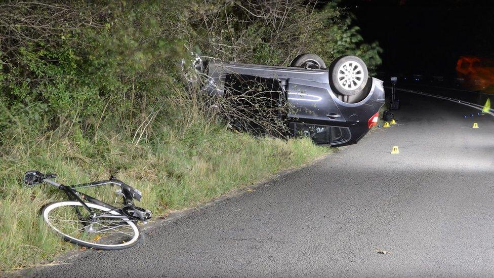 Bike and car