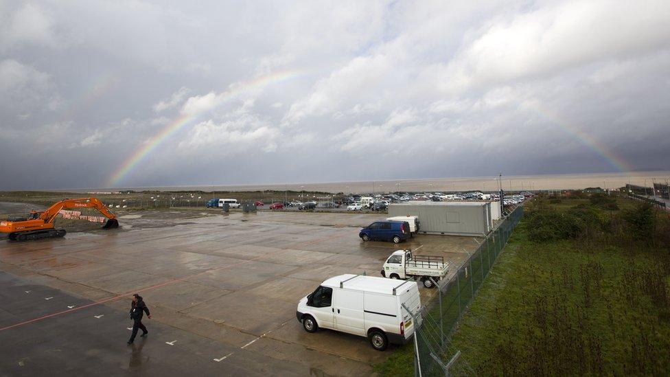 The site of Hinkley Point C in Somerset