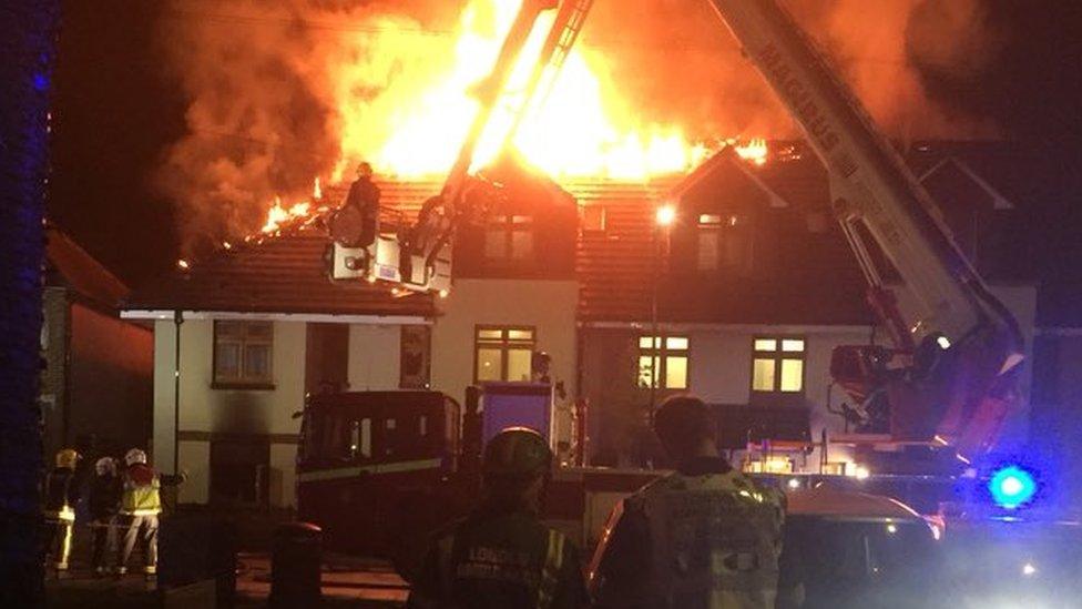 Fire at Connington Court