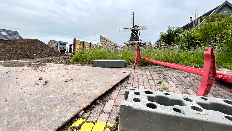 The village of Overschild, Netherlands