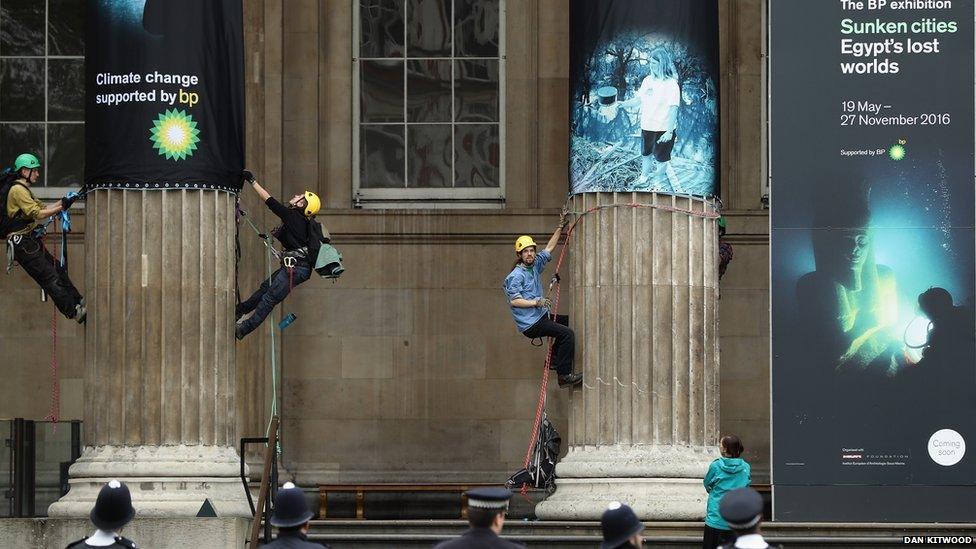 Protest at the British Museum