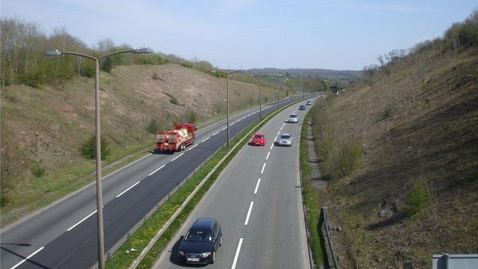 A4232 road near Cardiff