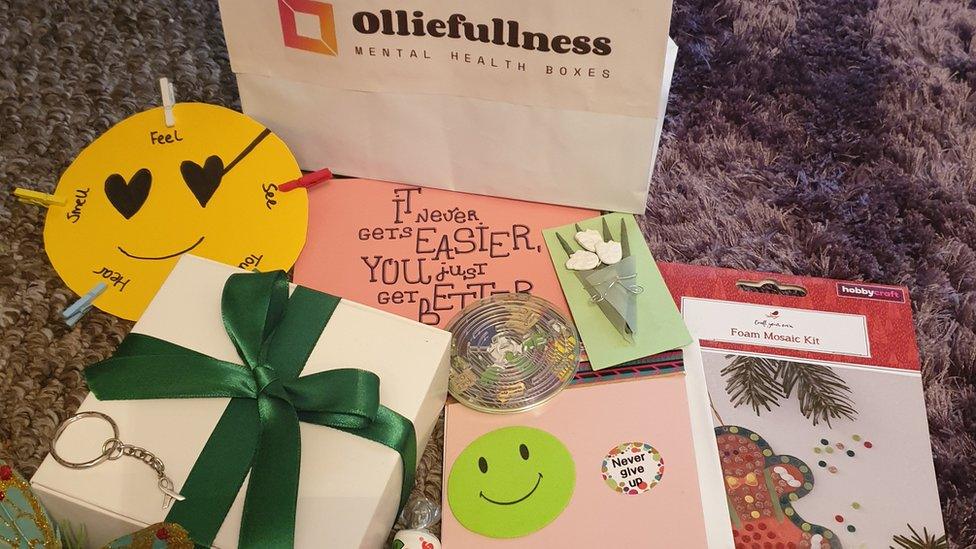 Ollie's mental health bag