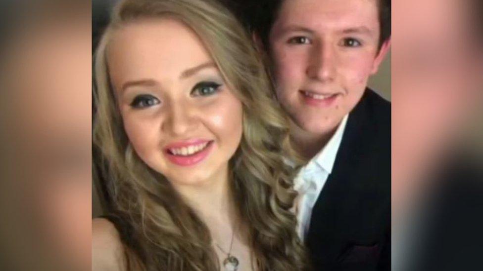 Liam Curry and Chloe Rutherford