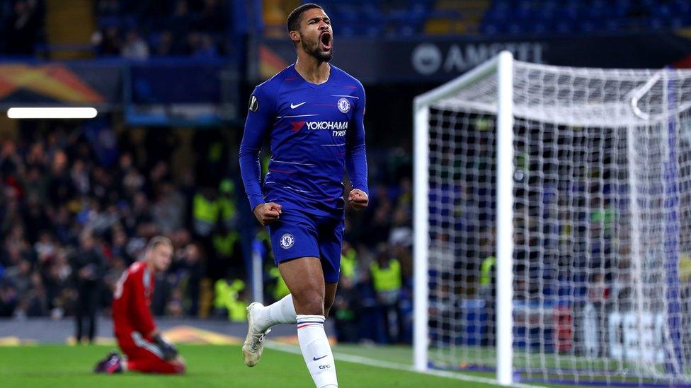 Ruben Loftus-Cheek scores for Chelsea.