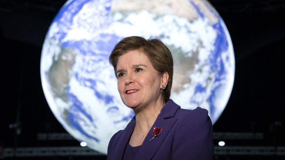 Nicola Sturgeon was a constant presence at COP26