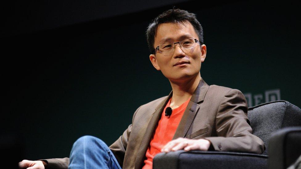 Allen Lau, Cofounder & CEO, Wattpad speaks onstage at the WIRED Business Conference