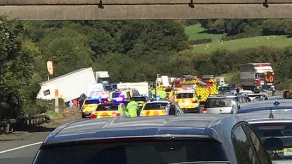 M5 crash