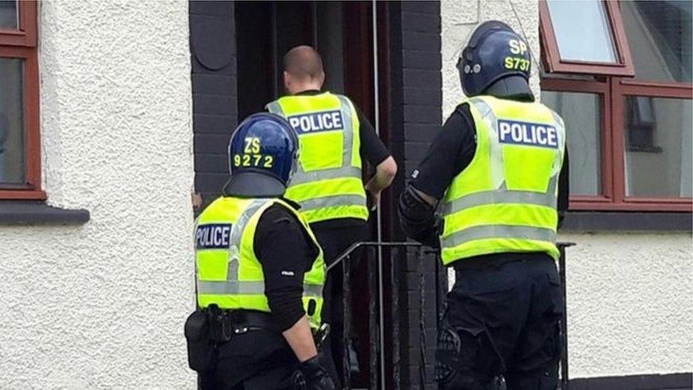 Police Scotland raid