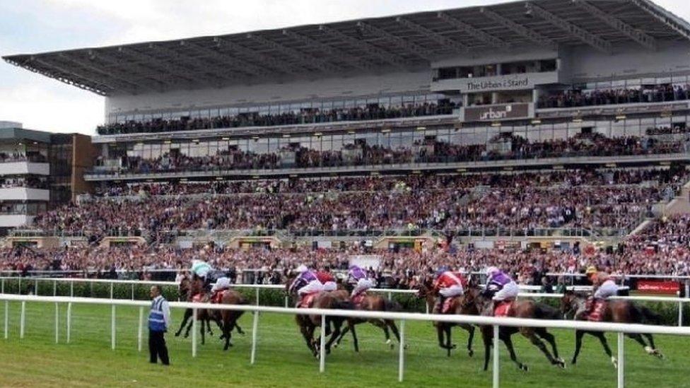 The St Leger festival in Doncaster (archive photo)