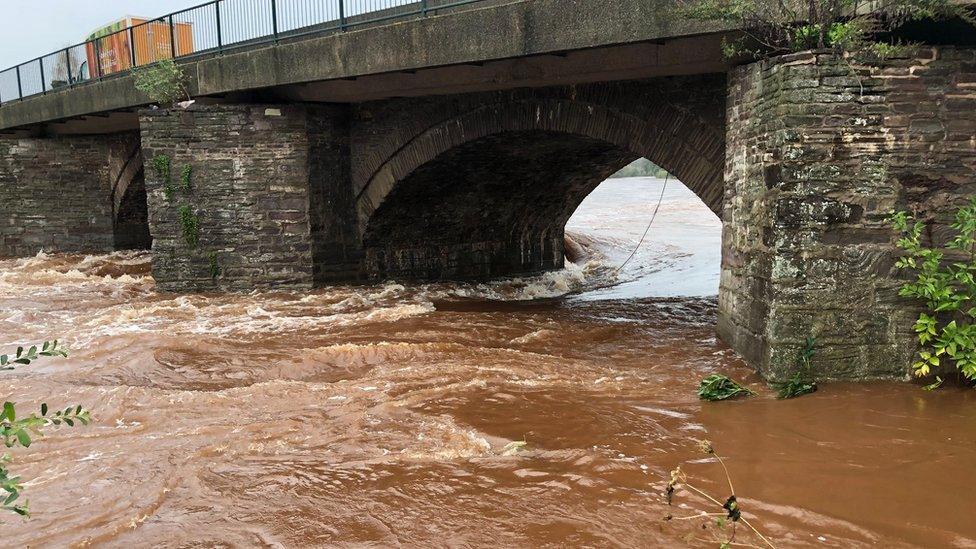 River Usk at Brecon