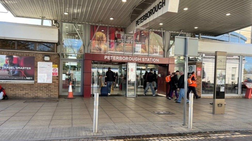 train station entrance