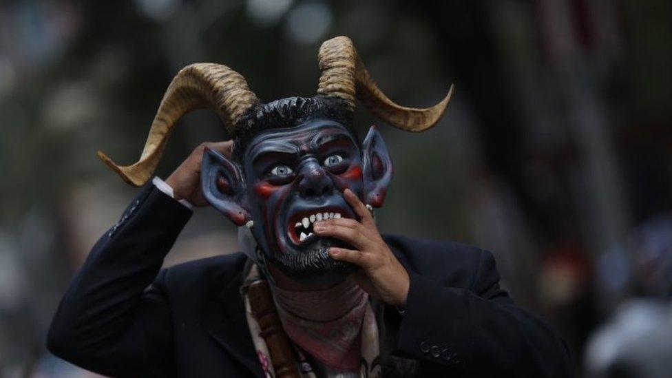 Indigenous people participate in the International Day of Indigenous Peoples in Mexico City, Mexico, 09 August 2022.