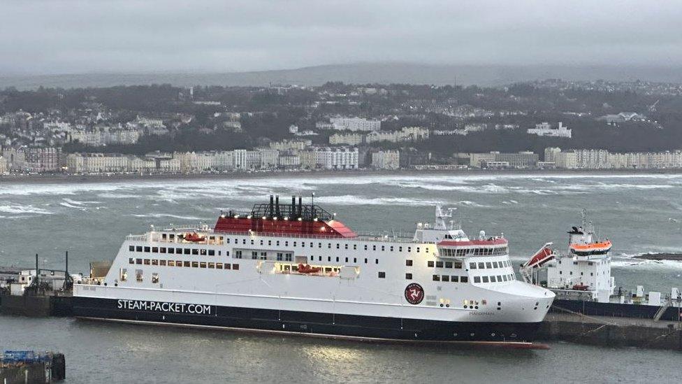 Manxman in Douglas Harbour