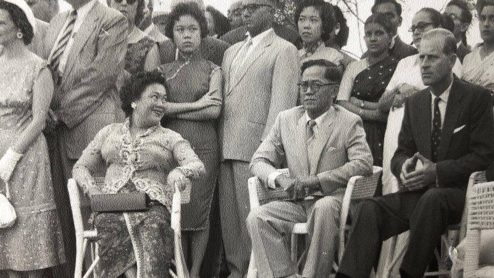 Singapore trip of Prince Philip in 1959. Pic: Loris Goring