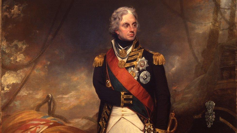 Admiral Lord Nelson, painted in 1801 by William Beechey
