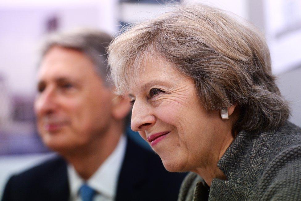 Chancellor Philip Hammond and Prime Minister Theresa May