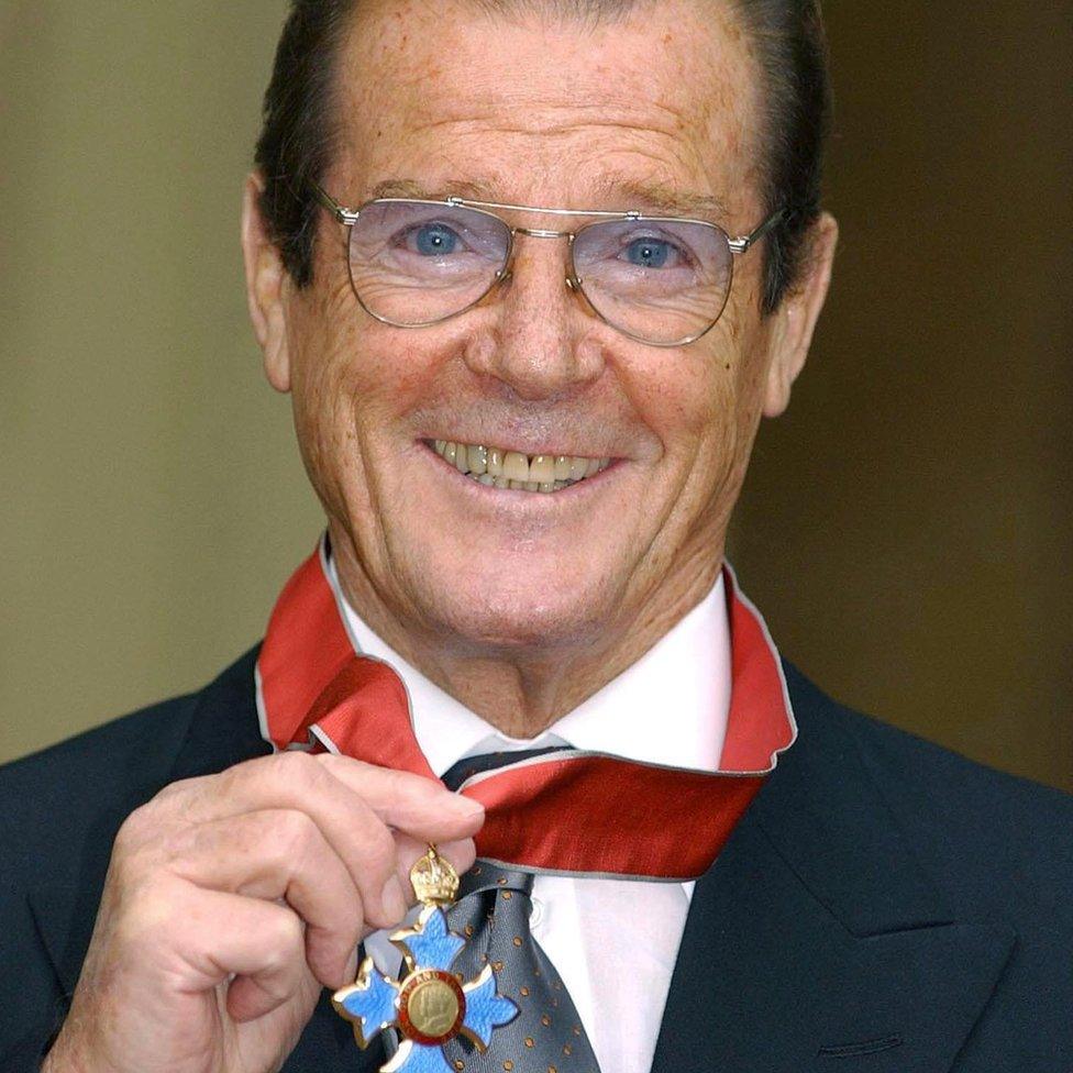Sir Roger Moore knighthood