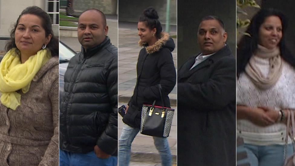 Left to right: Ruzena Tancosova, Petr Tancos, Nela Dzurkova, Martin Tancos and Katerina Kurejova