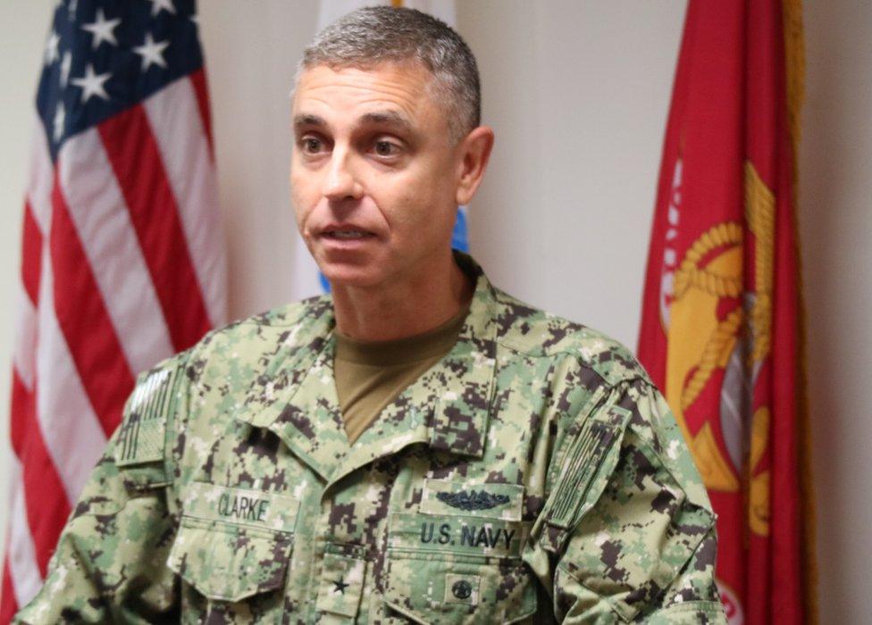 Rear Adm Peter Clarke, commander of Joint Task Force Guantanamo