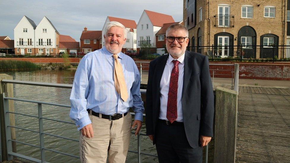 Mayor Dave Hodgson and Deputy Mayor Cllr Charles Royden,