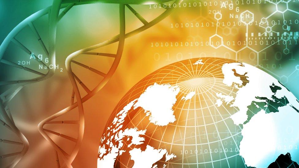 DNA map of Scotland