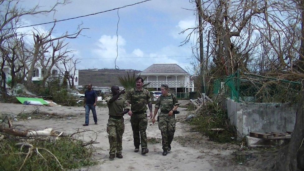 UK troops in Anguilla