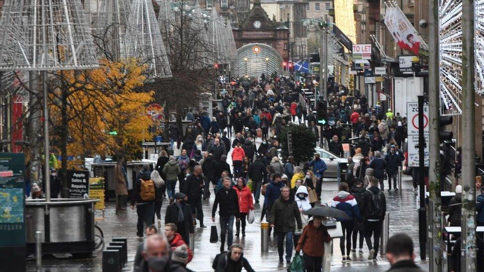 A shopping street