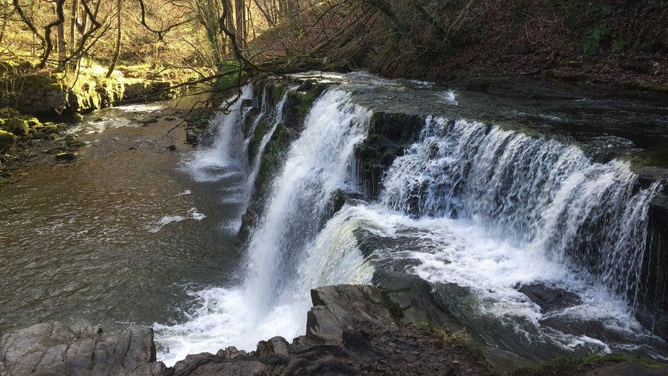 Fuller Waterfalls, near Penderyn,