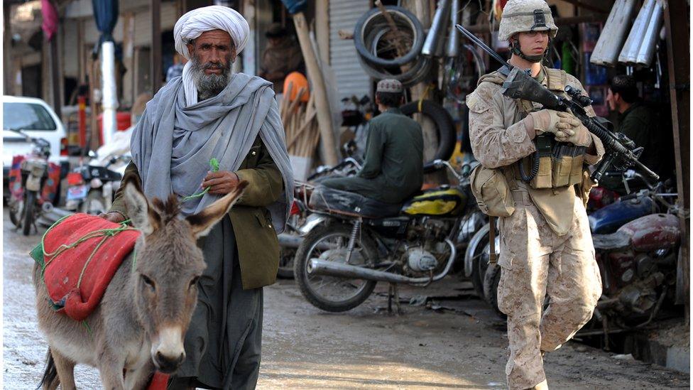 US soldier in Afghanistan