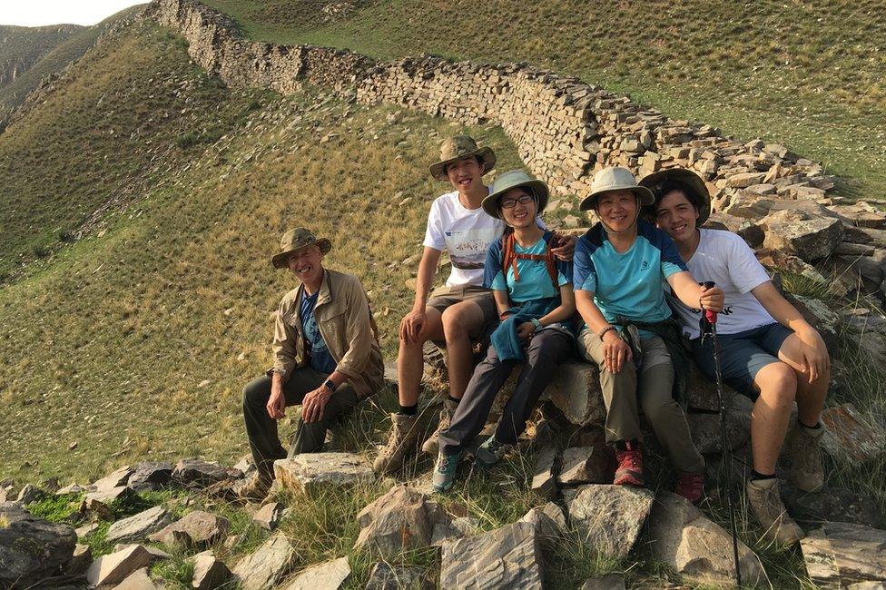 Lindesay family on the Great Wall