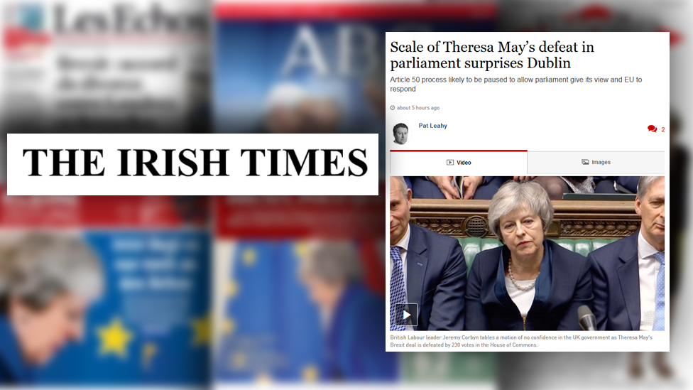 Irish Times website