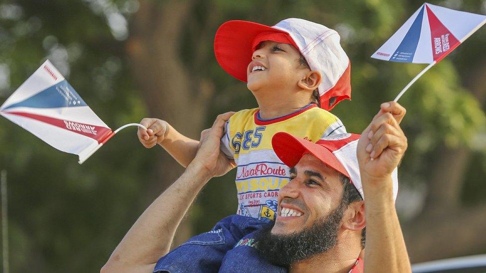 Spectators in Oman