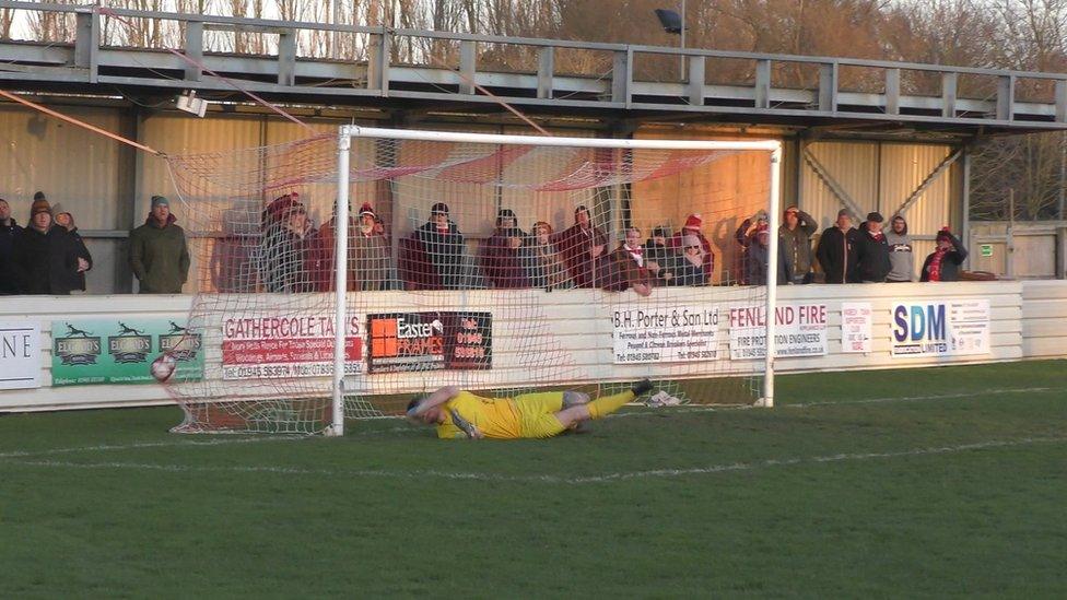 Wisbech football stand