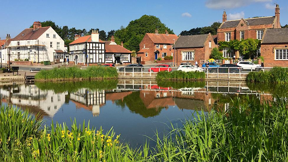 Swanland village pond